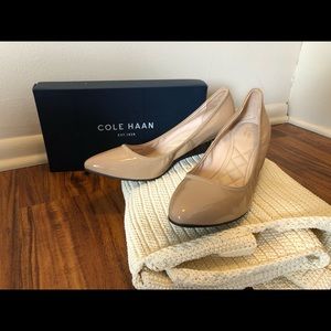 Brand New Cole Haan Nude Wedges